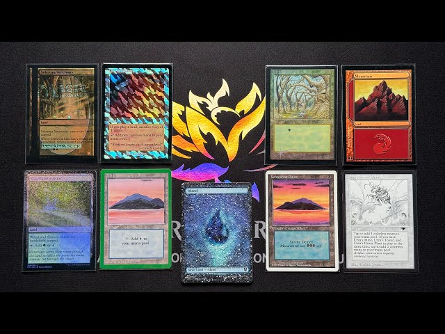 You Asked to See Some Magic Cards! Misprint and Test Print Lands