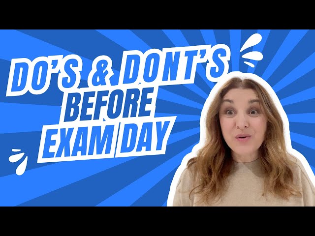 Dana Do's (and Don'ts) the Night Before the BCBA®/BCaBA® Exam
