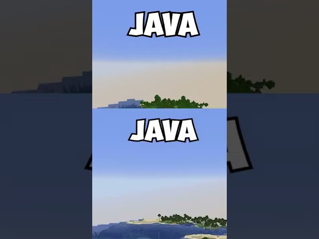 Better Render Distance? Java VS Bedrock