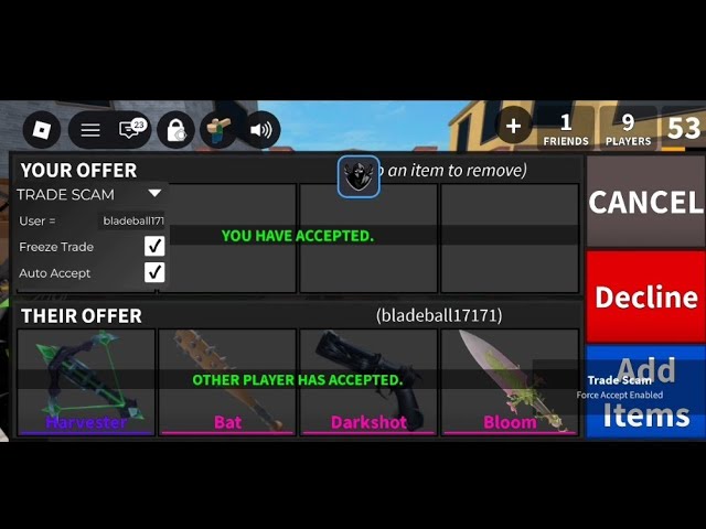 [NEW🌴] Mm2 Trade Scam Script | Trade Freeze Script 🥶 Pastebin 2026 ℅100 Working🔥