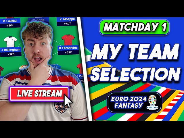 LIVE BUILDING FINAL DRAFT FOR EURO 2024 FANTASY FOOTBALL | PLUS LIVE Q&A | TIPS STRATEGY AND ADVICE