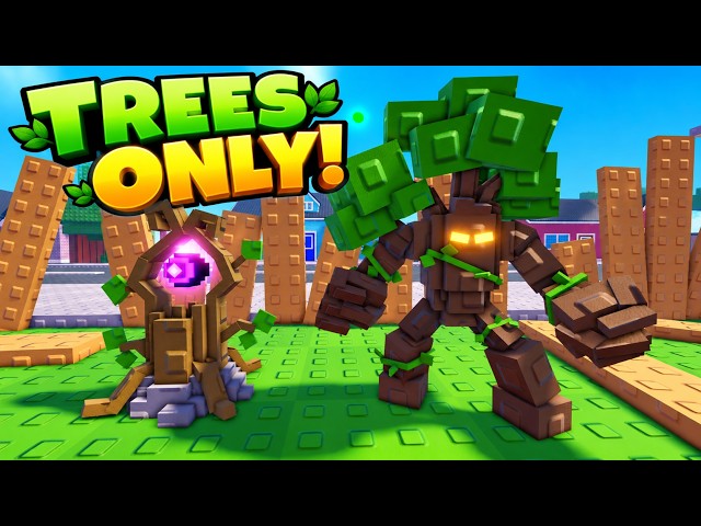Can a Team of ONLY Tree Units Beat An Impossible Challenge In Garden Tower Defense?