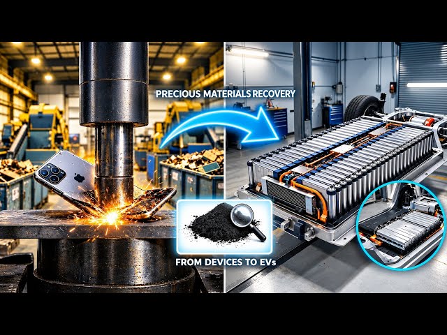 Where 95% of Dead Batteries Secretly End Up...#Factory001
