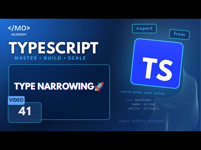 Type Narrowing in TypeScript 🚀 | Explained with Simple Examples