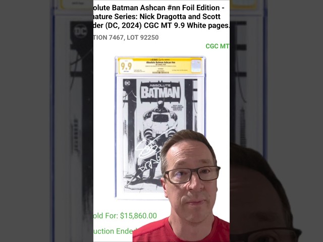 Why would anyone spend $16K on this comic?