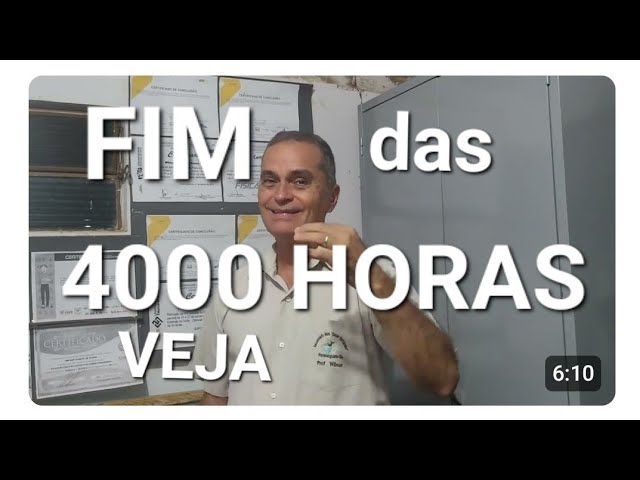 THE END OF THE 4,000 HOURS WATCH THIS