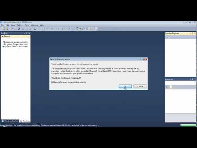 Rename Visual Studio VB.Net Project Tutorial