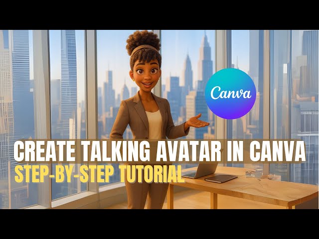 How To Create A Talking Avatar In Canva | Step-by-Step Tutorial