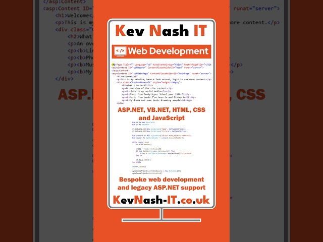 Web Development | Remote IT Support | KevNash-IT.co.uk