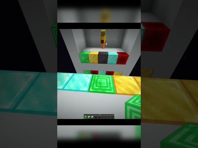 MINECRAFT COLOR MATCH! #minecraft #minecraftshorts #minecraftminigames