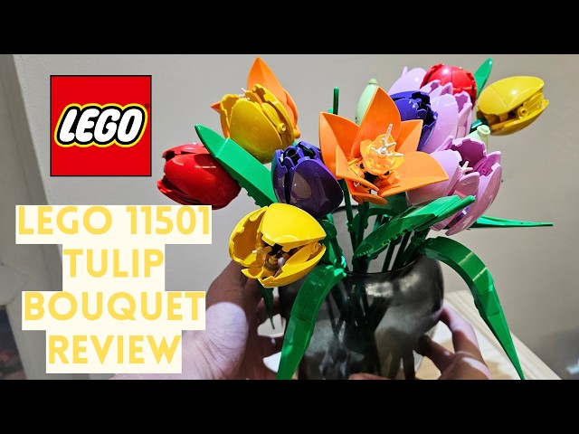 LEGO Botanicals Tulip Bouquet Lego 11501 Review & Build Time ?