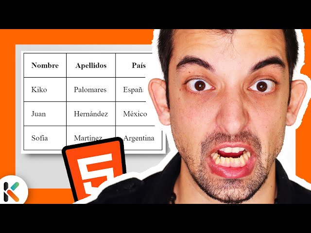 🧡 Cómo hacer TABLAS en HTML con sus Celdas y Columnas [Curso de HTML desde cero]
