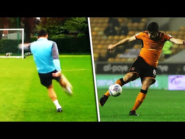 Ruben Neves recreates his legendary volley with Jimmy Bullard!