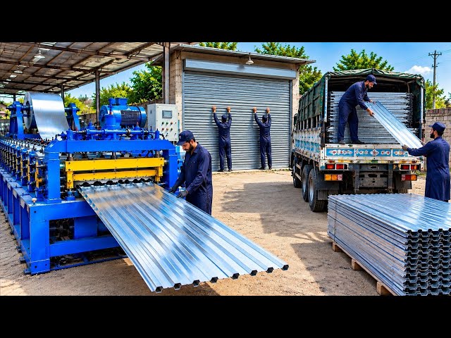 Incredible! How Steel Sheets Become Shop Shutters! | Complete Fitting Process