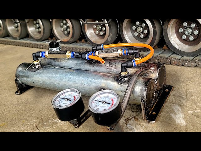 Homemade tank 1/6, part 11, gun setup | rc action homemade