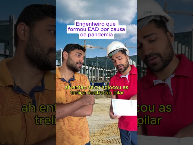 Engenheiro formado em EAD 😂 #obra #estrutura #engenharia #engenhariacivil #construção