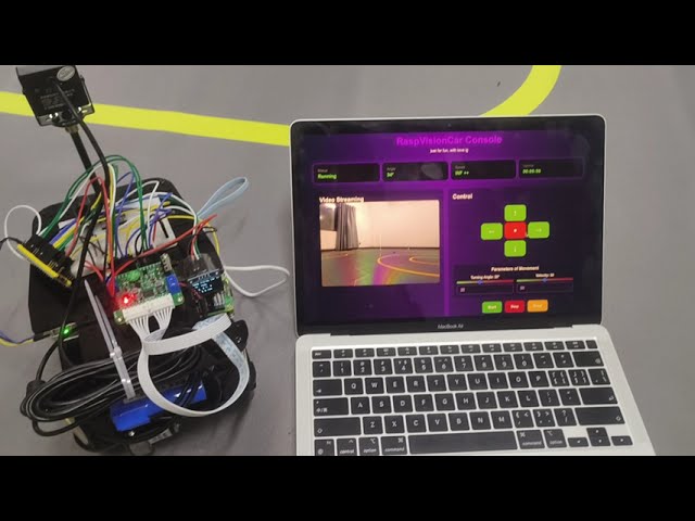 Control console running on browser