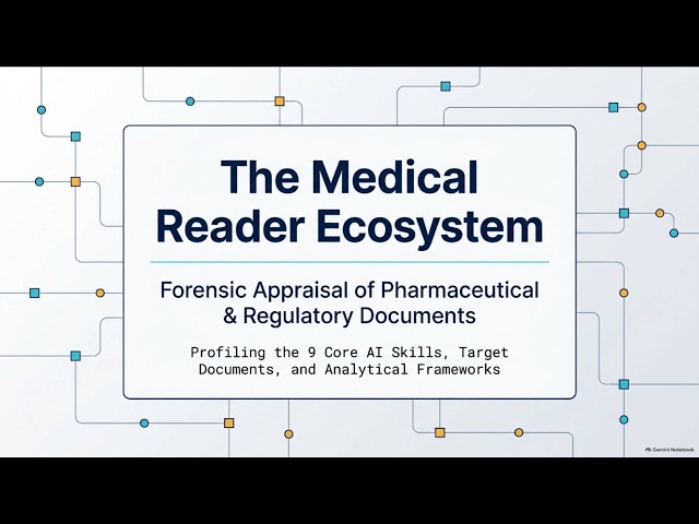 The Claude Medical Reader Ecosystem: Forensic Appraisal of Pharmaceutical & Regulatory Documents