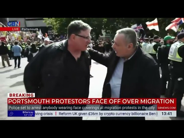 Undercover blows his cover LIVE on GB News