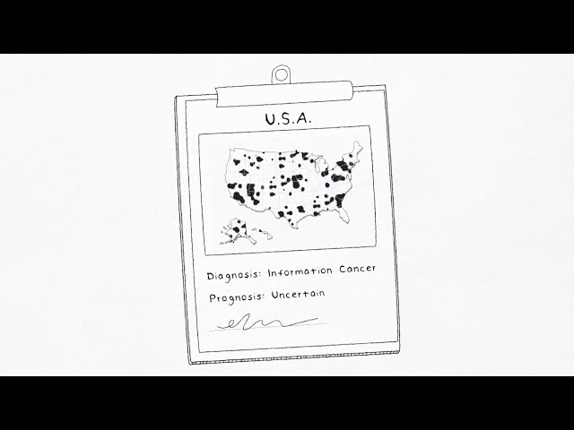 Trust in Media - A Cooperative Solution to the Information Cancer Spreading Across America