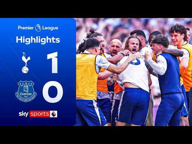 Palhinha SAVES Spurs from relegation! 🤯 | Spurs 1-0 Everton | Premier League Highlights