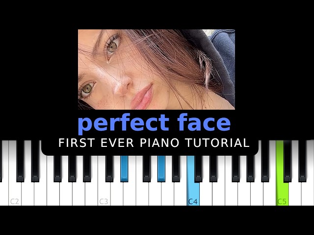laydownrot - perfect face (Piano Tutorial)