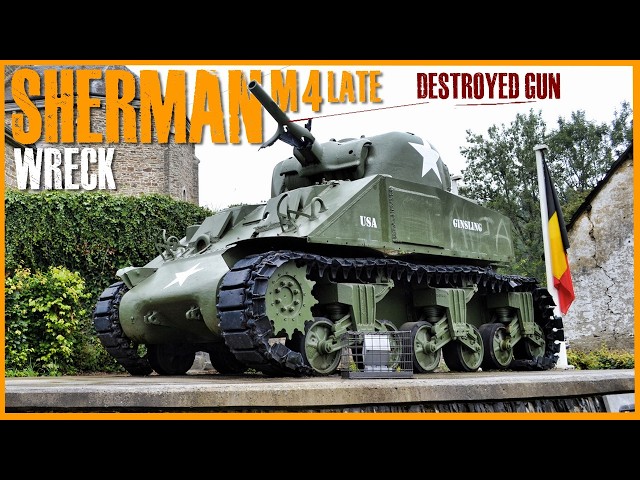 M4 Sherman wreck - Walkaround - Wibrin - Battle of the Bulge.