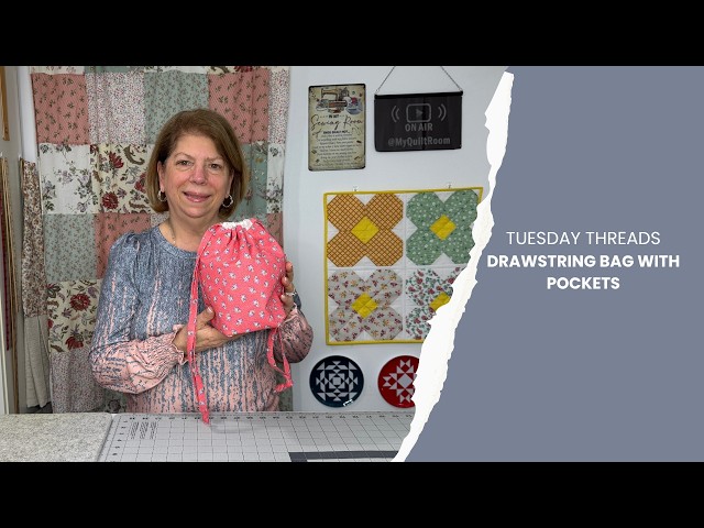 Tuesday Threads, Drawstring bag with pockets