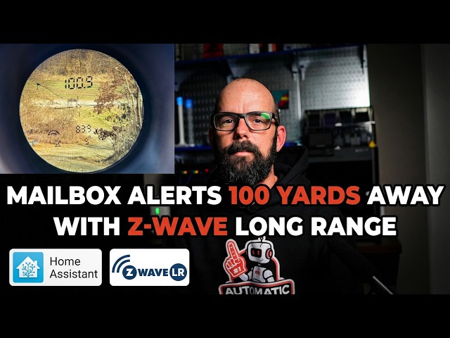 Mailbox alerts in Home Assistant from 100+ yards with Z-Wave Long Range