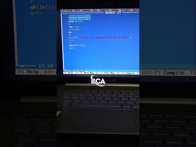 @BCACoding-7772 , While loop 📝🖥 , in turbo C , C++ Programe  #ytshorts #vairelvideo #trendingshorts