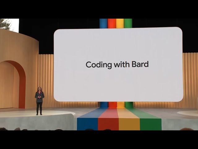 Coding with Bard | Goggle I/O 2023 highlights