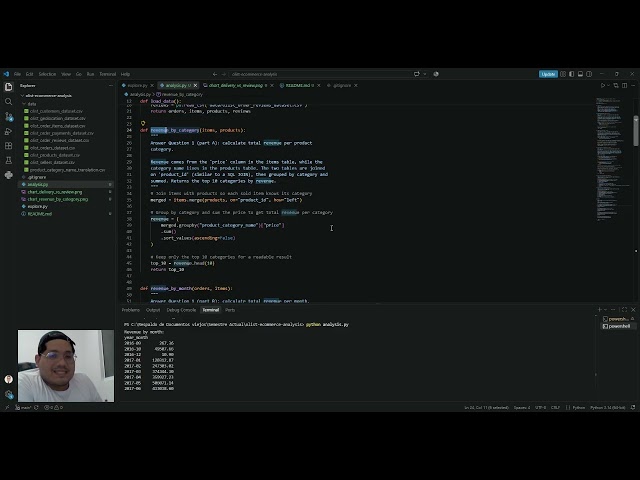 Video Project Olist Brazilian E Commerce dataset