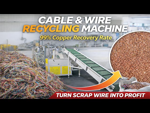 Amazing Copper Wire Recycling | From Waste Cable to Clean Copper Granules