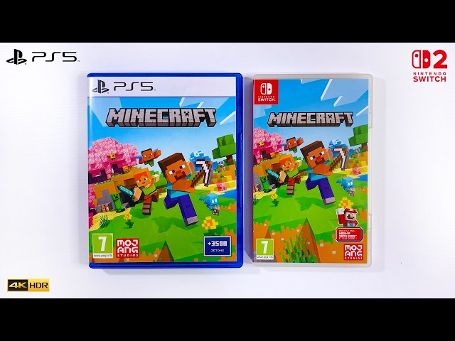 Minecraft Comparison: Nintendo Switch 2 vs PS5