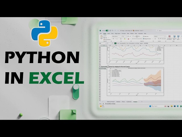 Python in Excel Easy Tutorial: Charts, Copilot & Zero Coding