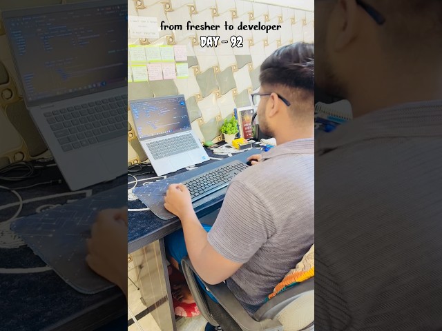 Day-92 from fresher to developer #project #webdevelopment #coding #job #freshers #fyp