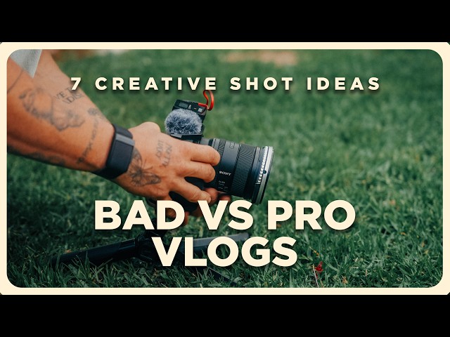 7 Creative Shots You Can Do Alone for Stunning Vlogs - Easy to Repeat!