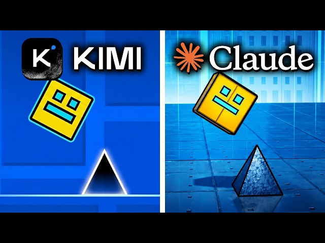 Claude Opus 5 vs Kimi K3 Make Geometry Dash