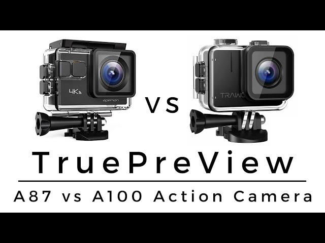 Apeman - A87 vs A100 Action Camera Comparison