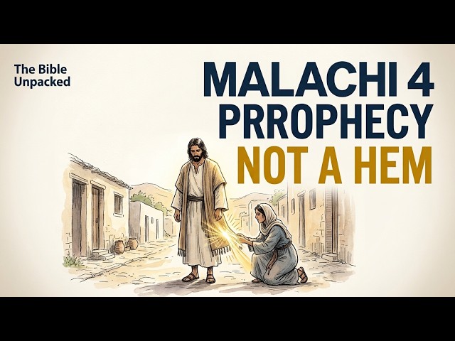 Touching the Hem of His Garment The Secret Malachi 4 Prophecy