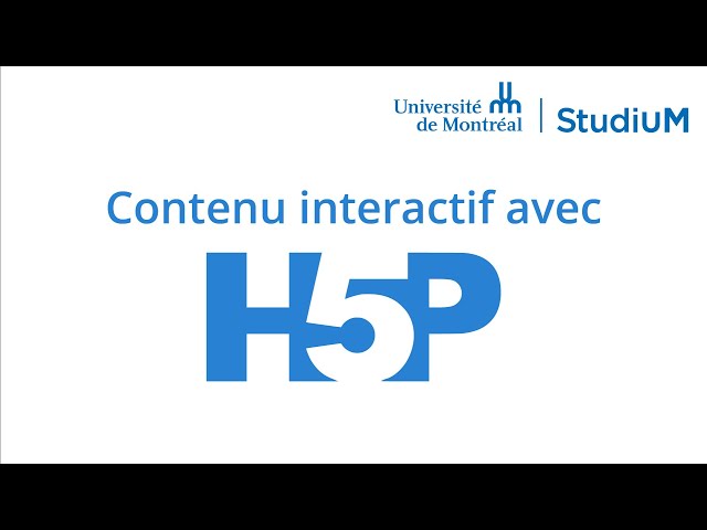 StudiUM UdeM - Contenu interactif