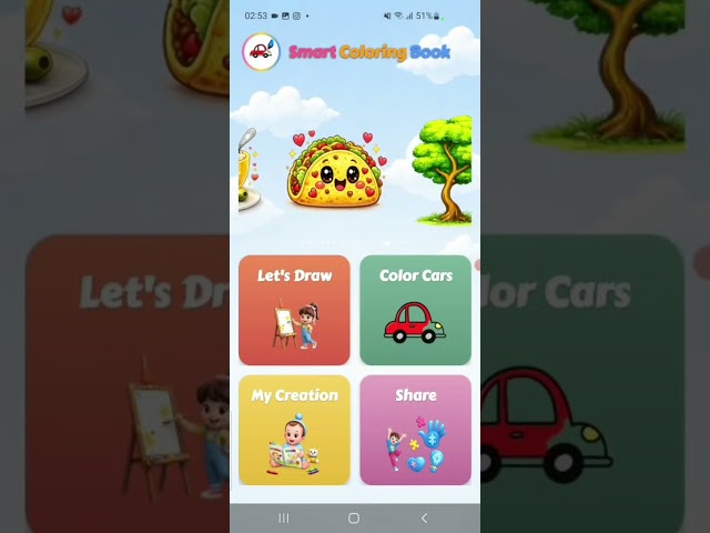 Kids Paint & Coloring Book