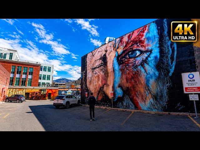 The Hidden Face of Kamloops 👀🇨🇦 | Exploring Downtown Street Art 4K