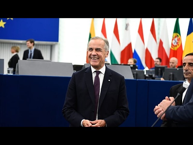 EU - Canada: Standing ovation for Mark Carney at European Parliament