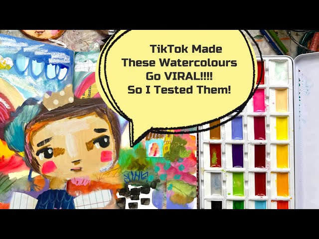     These Watercolours Are EVERYWHERE! 😍 Fuumuui Swatch & Paint Test