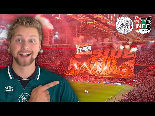 INSANE ATMOSPHERE AS AJAX ULTRAS CELEBRATE 50TH ANNIVERSARY!! Ajax - NEC Matchday Vlog