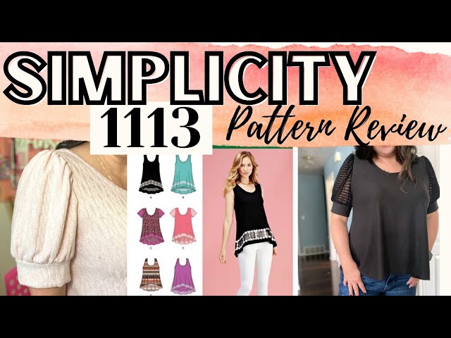 SIMPLICITY 1113 PATTERN REVIEW, RIB SWEATER KNIT SHIRT, SEWING FOR FALL, SEWING PATTERN REVIEW