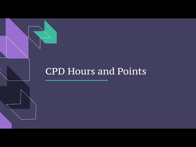 What are CPD hours and points? A simple explanation