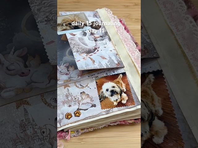 #daily #journaling #diy #scrapbooking #tutorial #dog day 11 🐾