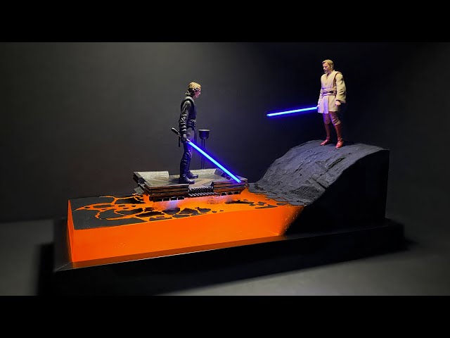 High Ground Diorama | Glowing Lava Resin Art *100K Special!!*